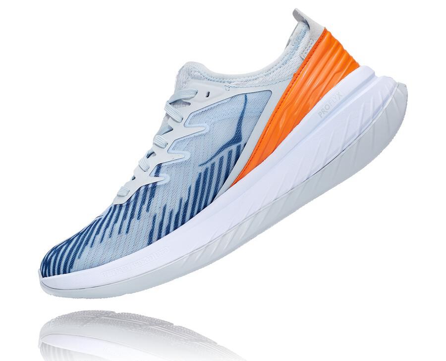 Zapatillas Running Hoka One One Hombre - Carbon X-Spe - Blancas/Azules - RKN758364